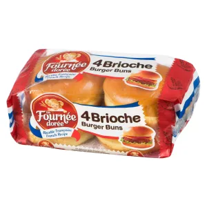 LA FOURNEE DOREE - BRIOCHE BURGER BUNS 18x200 GR CASE