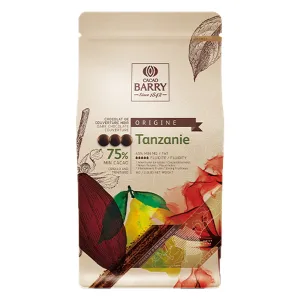 CACAO BARRY – DARK CHOCOLATE COUVERTURE TANZANIE 75% 1KG - Wholesale Foodservice Supply | Absolute Food Service
