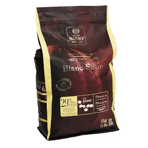 CACAO BARRY – WHITE CHOCOLATE BLANC SATIN 29.2% 5KG - Wholesale Foodservice Supply | Absolute Food Service