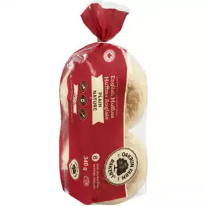 OAKRUN FARM - WHITE ENGLISH MUFFINS 6EA 340GR