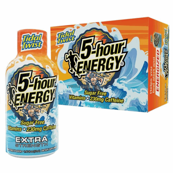 5 HOUR ENERGY – TIDAL TWIST SUGAR FREE 12×57 ML - Wholesale Foodservice Supply | Absolute Food Service