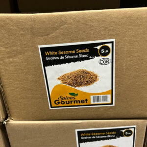 SPICES GOURMET – WHITE SESAME SEEDS 5LB - Wholesale Foodservice Supply | Absolute Food Service