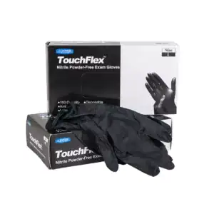 TOUCHFLEX – NITRILE BLACK GLOVES LARGE 100EA - Wholesale Foodservice Supply | Absolute Food Service