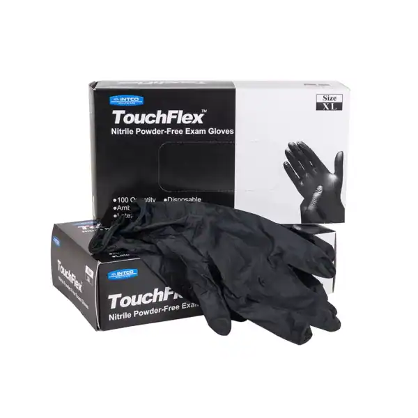 TOUCHFLEX – NITRILE BLACK GLOVES EXTRA LARGE 100EA - Wholesale Foodservice Supply | Absolute Food Service