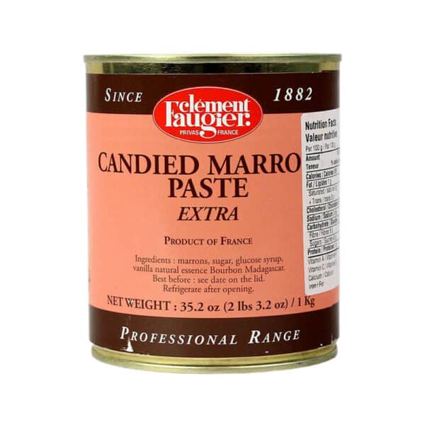 FAUGIER – CANDIED CHESTNUT PASTE 1KG GMO FREE - Wholesale Foodservice Supply | Absolute Food Service