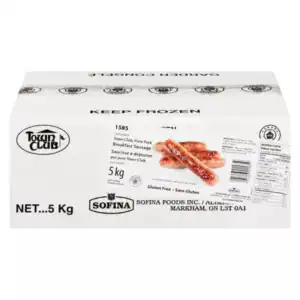 TOWN CLUB - PUREPORK BREAKFAST SAUSAGE 5KG CASE
