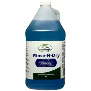 GREEN DOLPHIN - RINSE N DRY  LIQUID RINSE ADDITIVE 4x4LT CASE