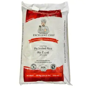 EXCELLENT CHEF - PARBOILED RICE 20KG BAG